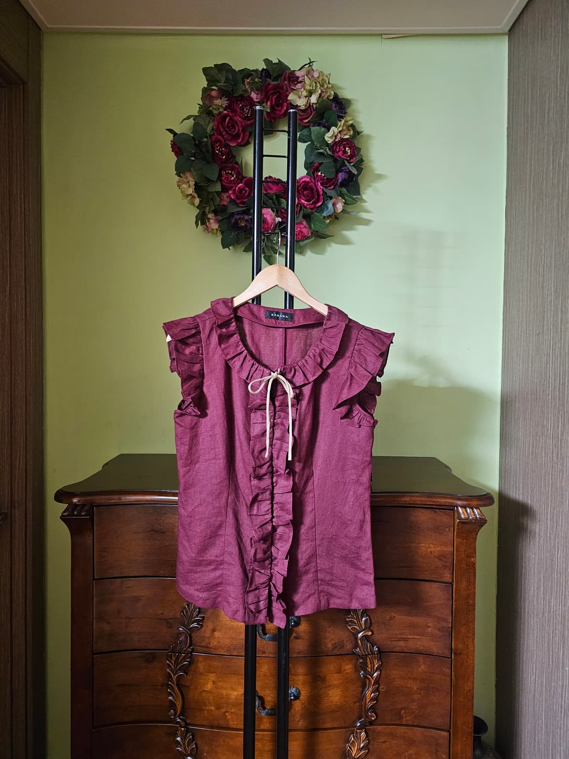 바바라 린넨100 블라우스  상품이미지1