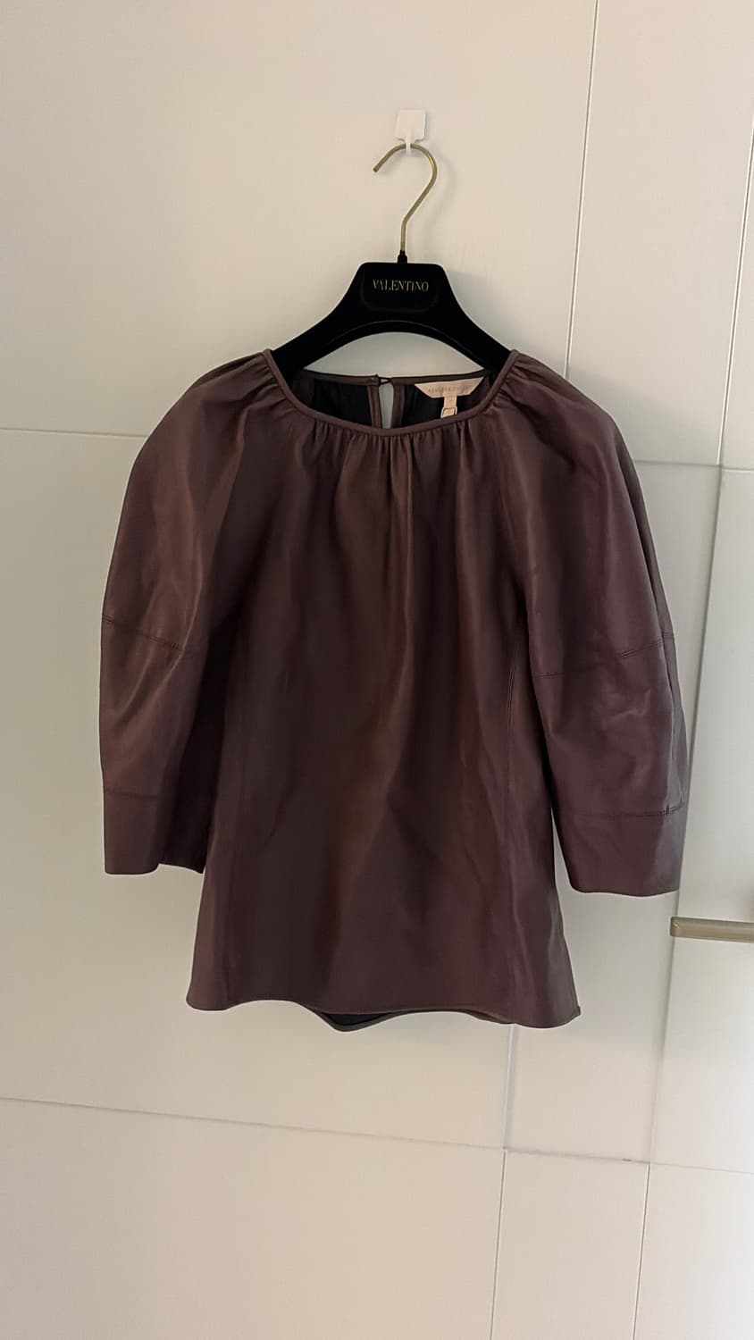 Rebecca Taylor 비건 레더 블라우스 44,55정품 새상품 상품이미지4