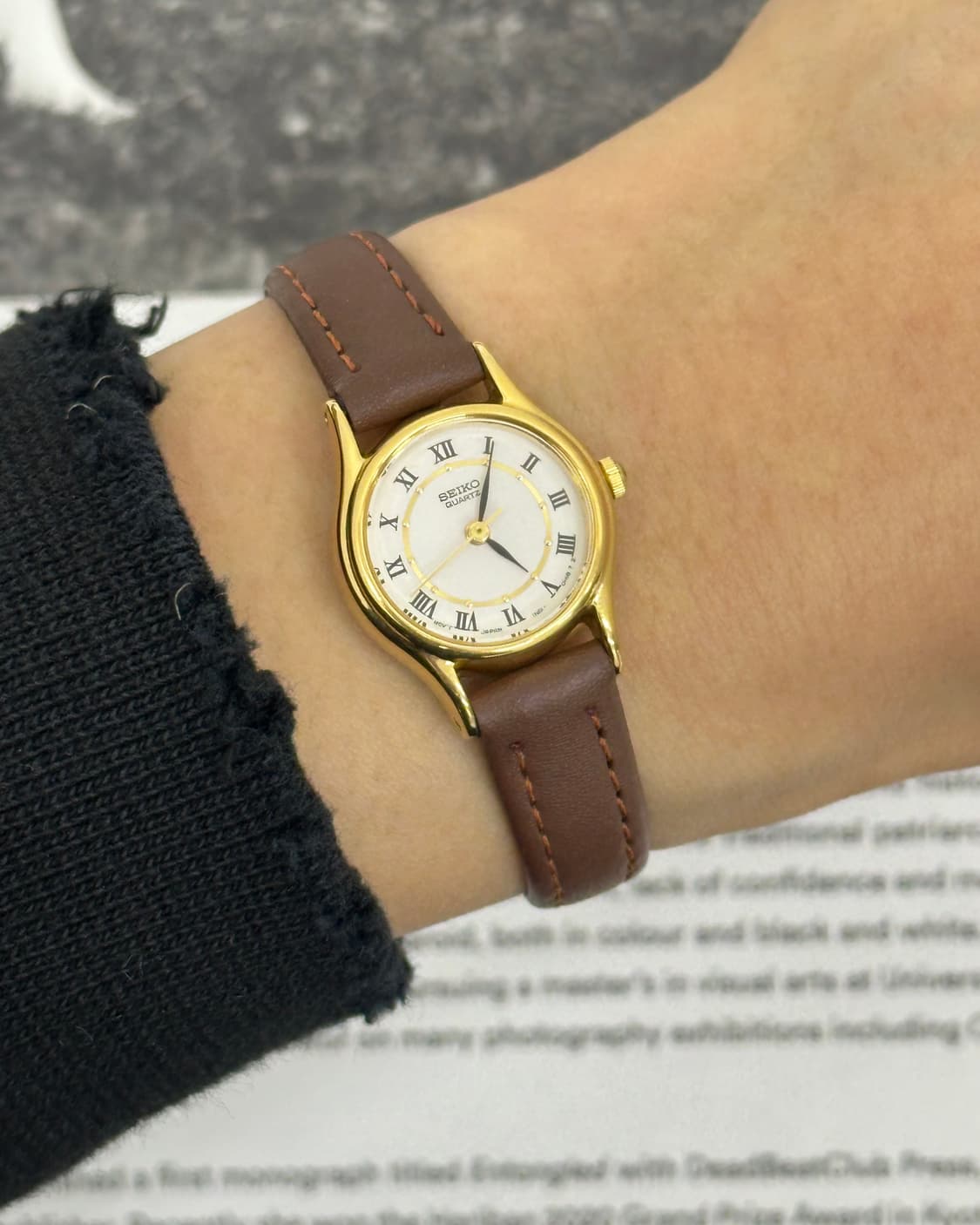 세이코 로만 인덱스 스몰 쿼츠 시계 상품이미지8