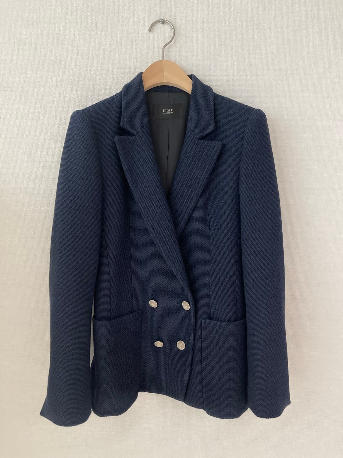 TIME 트위드 더블 자켓 44 상품이미지1