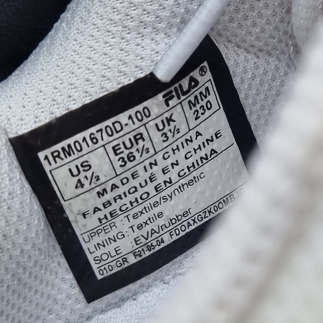 휠라 뉴런3 운동화 230 상품이미지6