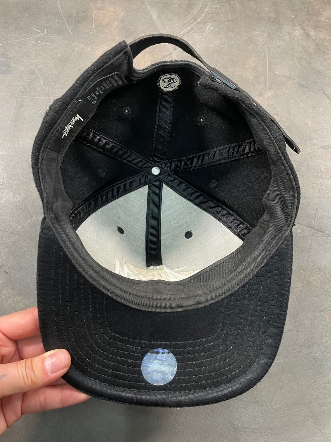 스투시 스탁로고 울 캡 상품이미지6