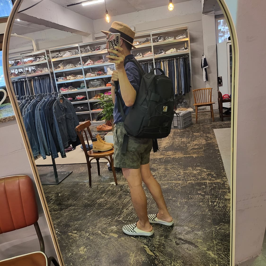 칼하트WIP 리플렉티브 킥플립 백팩 상품이미지7