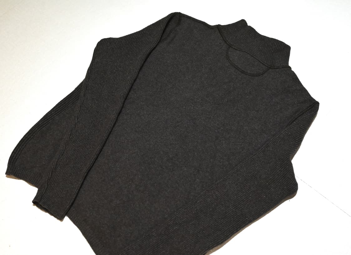 Armani jeans 2001 rib knit zip 상품이미지4