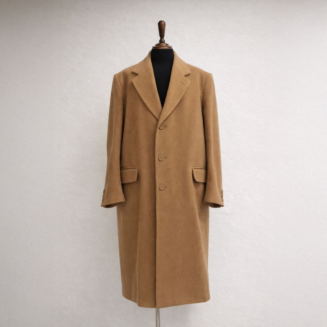 Sartoria Lord 캐시미어·울 싱글 코트 상품이미지1