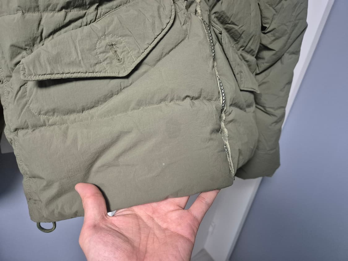 텐씨 오스트랄 다운 베스트 자켓 올리브 52사이즈 상품이미지4