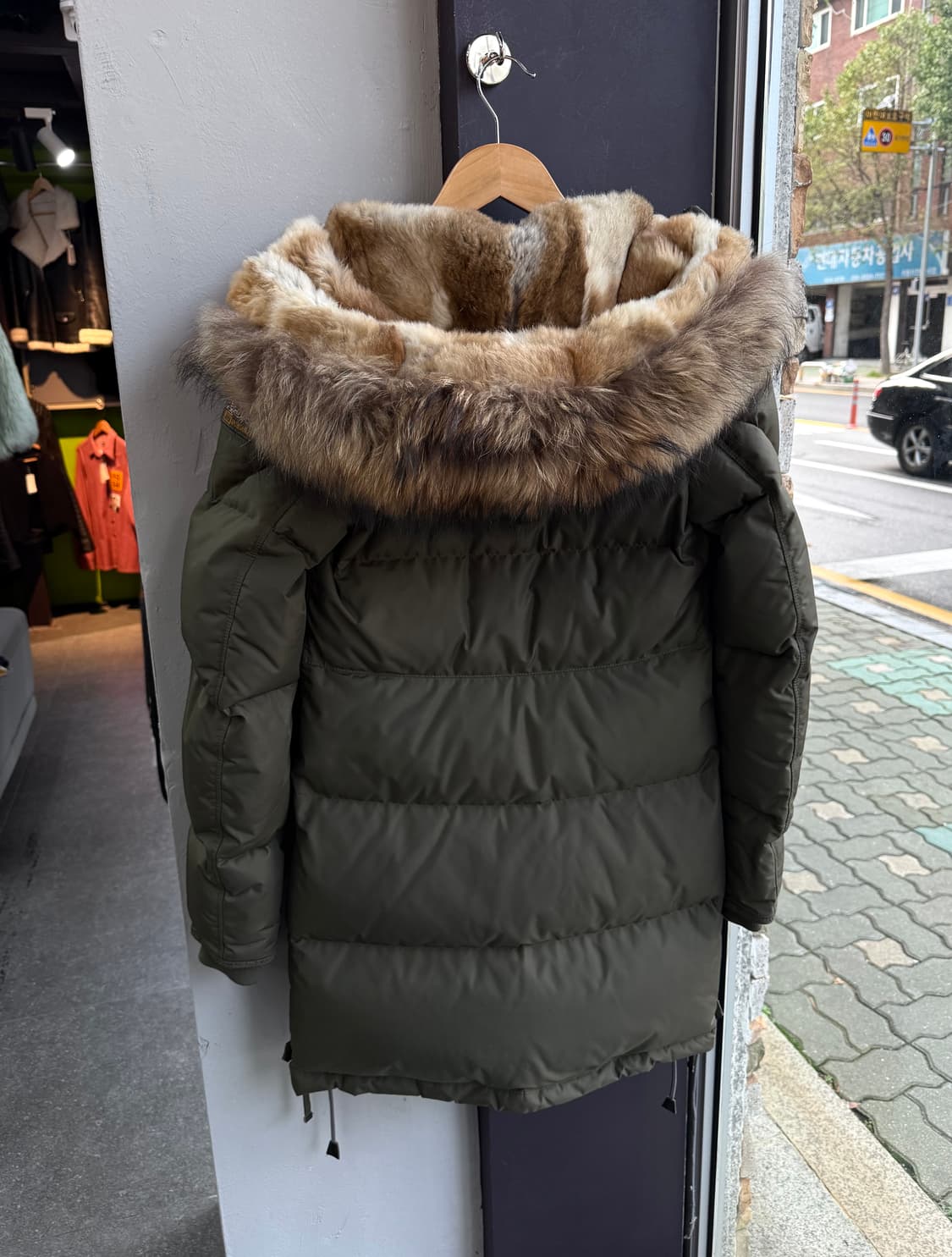 XS/ 파라점퍼스 라쿤퍼 롱베어 다운자켓 상품이미지8