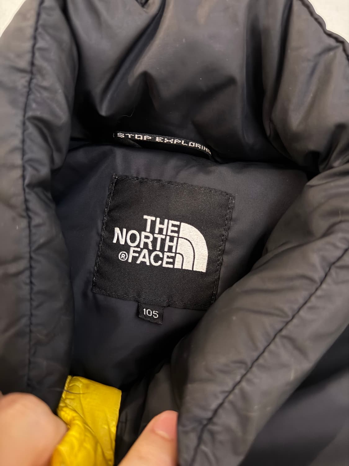 노스페이스 700필 1996 레트로 눕시 구스다운 옐로우 상품이미지6