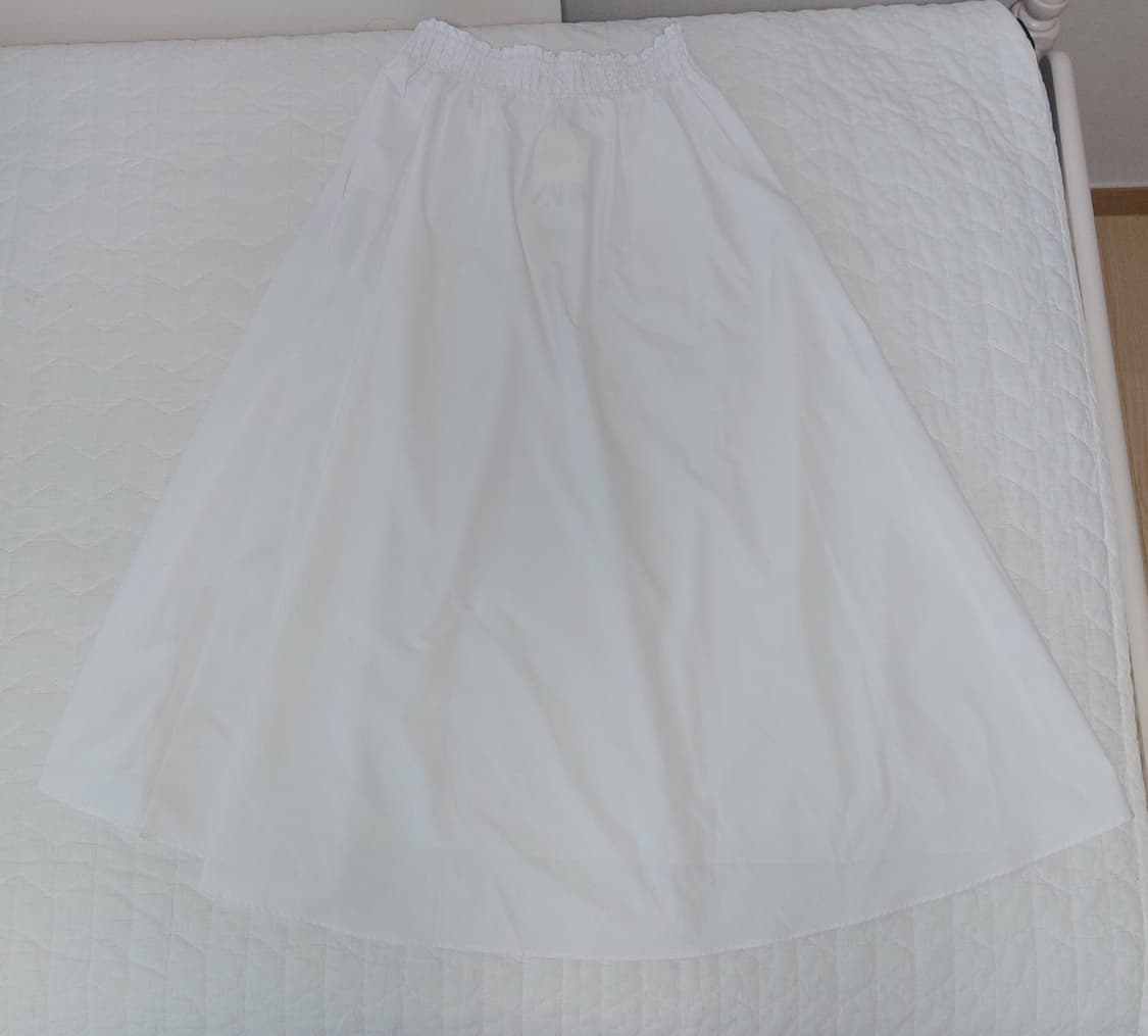 ZARA 자라 화이트 롱 스커트 상품이미지2