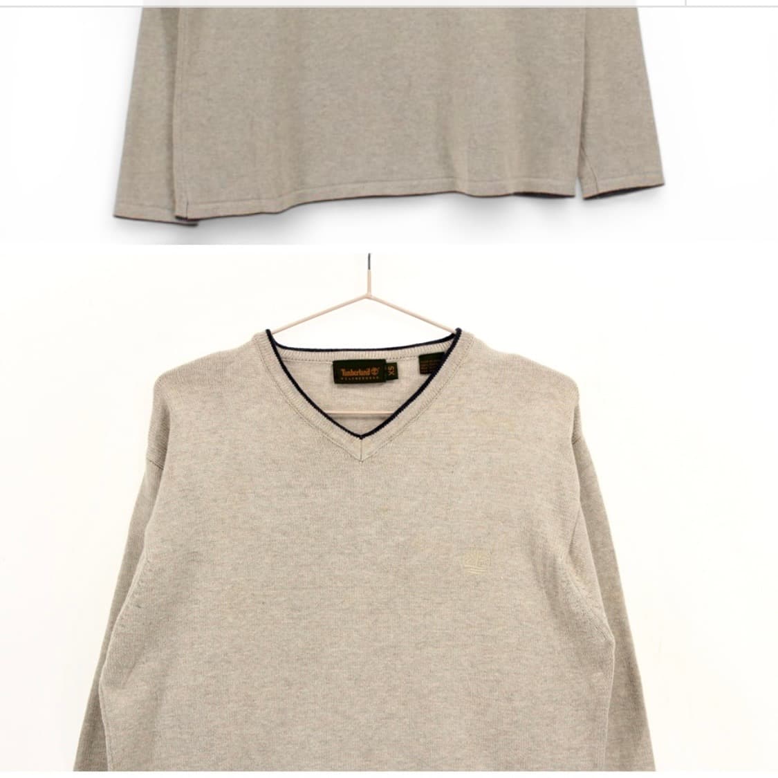 TIMBERLAND IVORY V NECK KNIT 상품이미지5