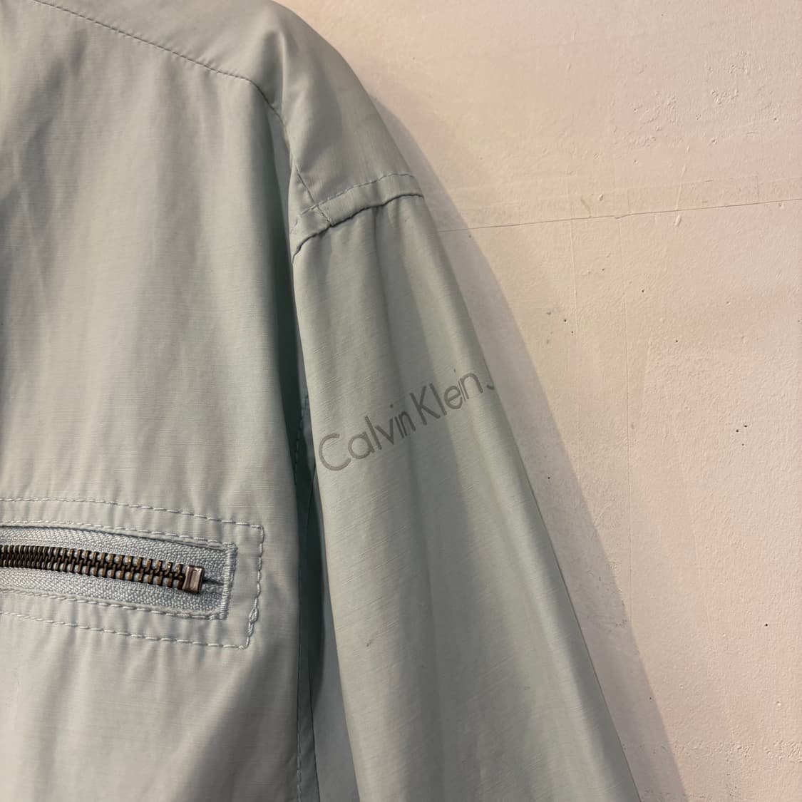 Calvin klein jeans 캘빈클라인 바람막이 자켓 블루종 상품이미지3