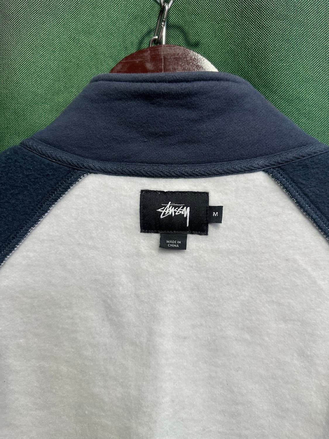 스투시 기모 반집업 M 상품이미지3