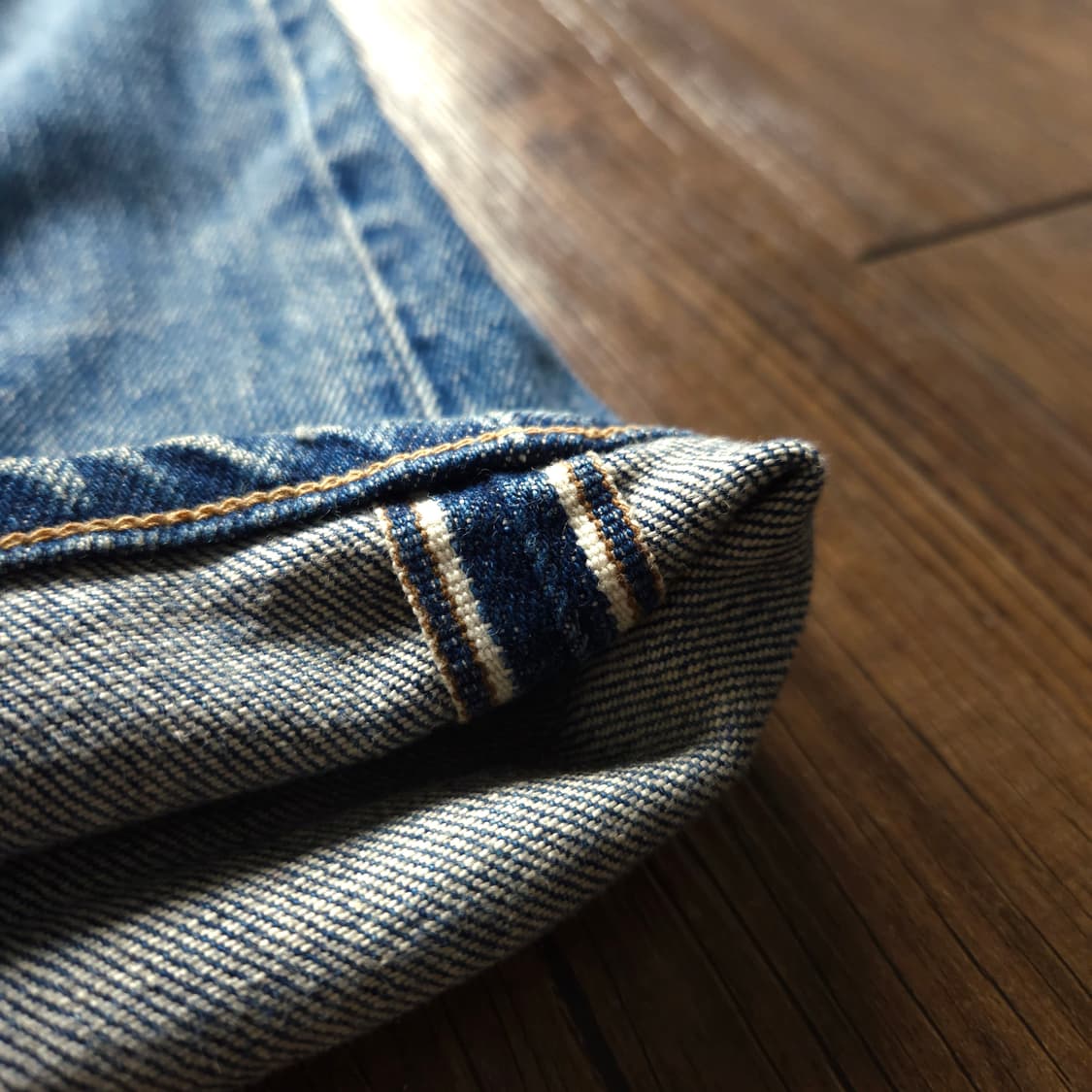 리바이스 메이드 앤 크래프티드 블루탭 일판 셀비지 데님 팬츠 상품이미지6