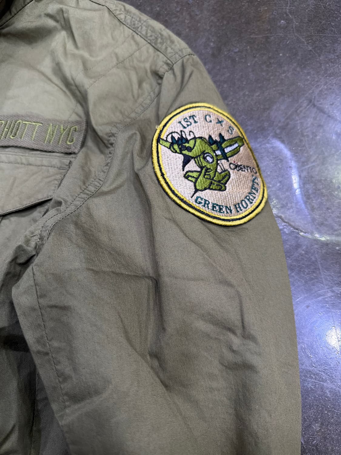 쇼트 밀리터리 패치 M65 필드자켓 올리브 M 상품이미지6