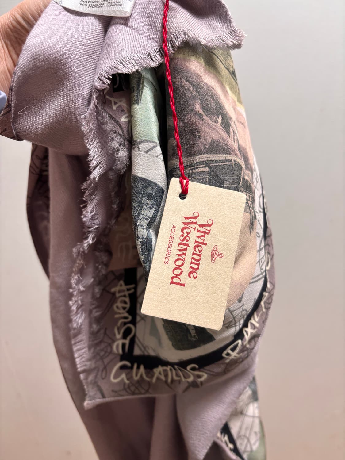 (정품) 비비안웨스트우드 스카프 새상품 상품이미지7