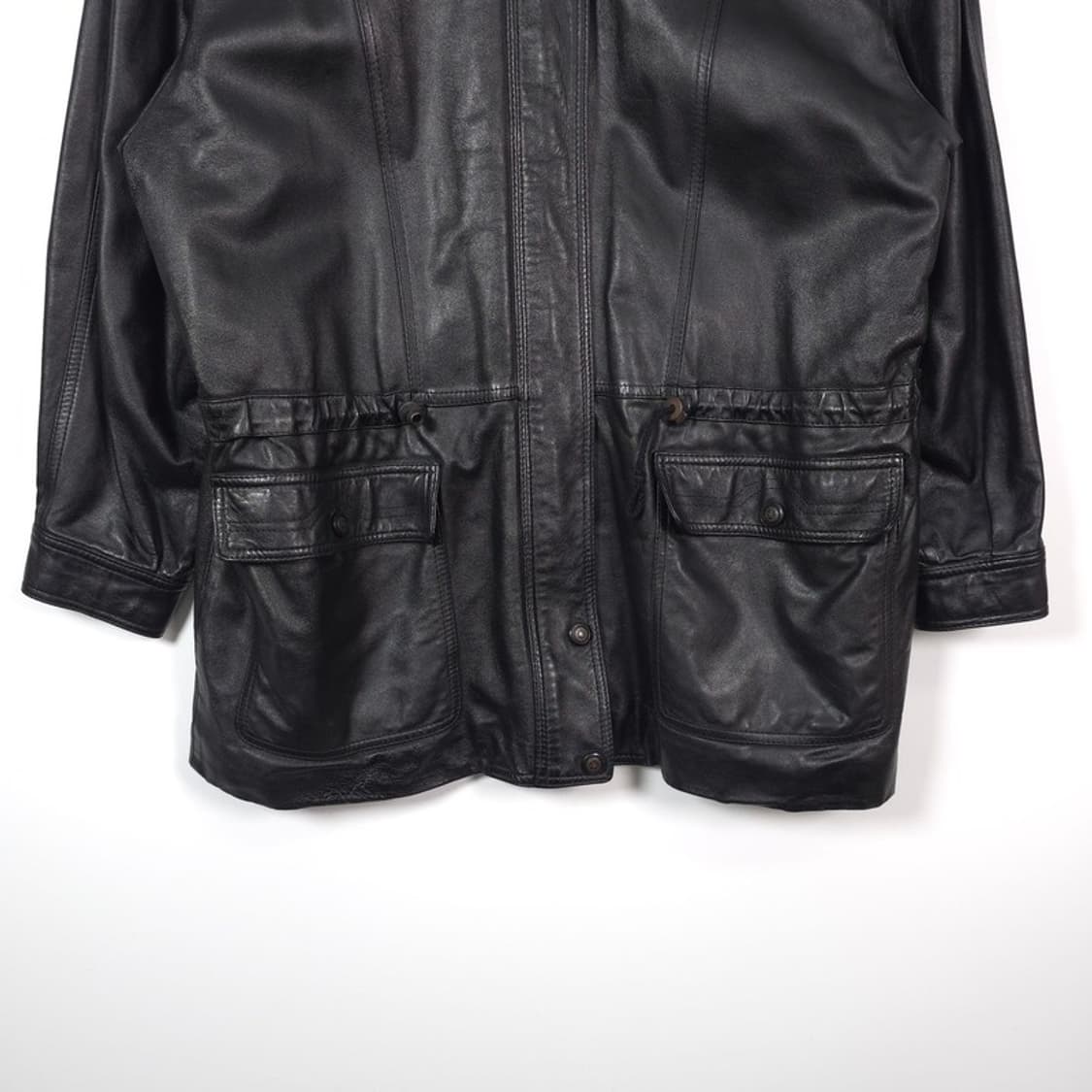 실비앙 리얼 양가죽 오버핏 사파리 자켓 상품이미지4