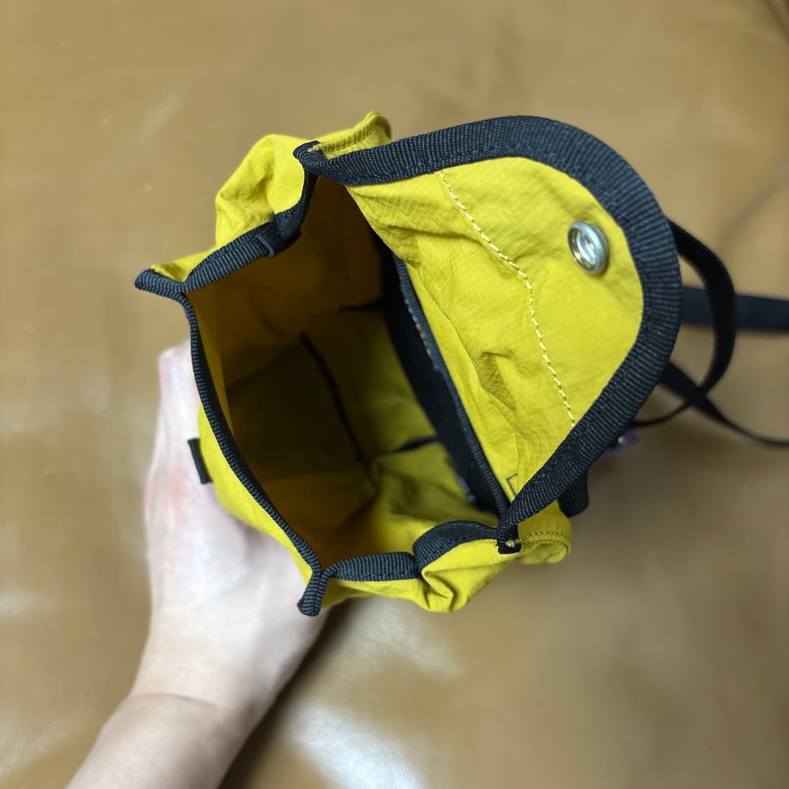 나나미카 노스페이스 퍼플라벨 샤코슈 미니백 크로스백 가방 머스타드 상품이미지5