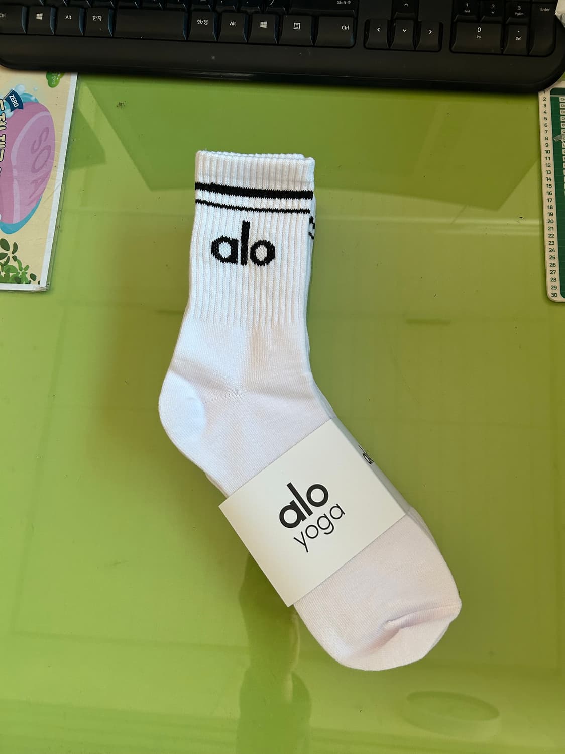 ALO 알로   유니섹스 하프 크루 삭스 상품이미지2