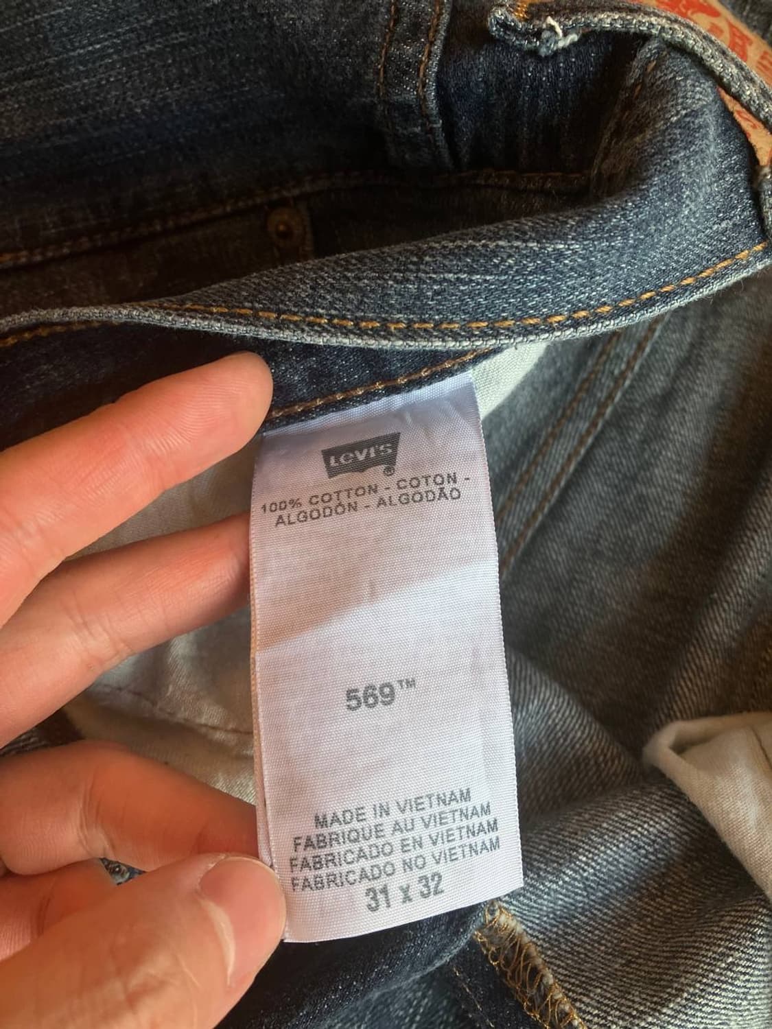 Levis 569 indigo jeans (31) a19 상품이미지5