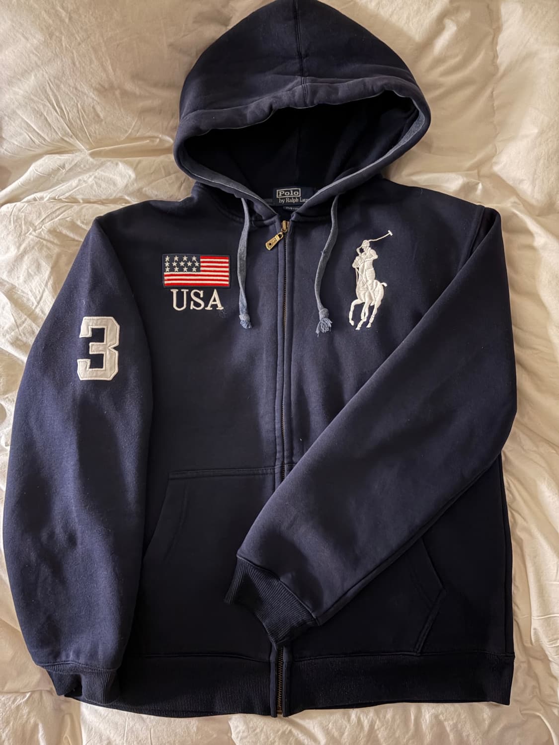 폴로 빅포니 성조기 후드집업 상품이미지2