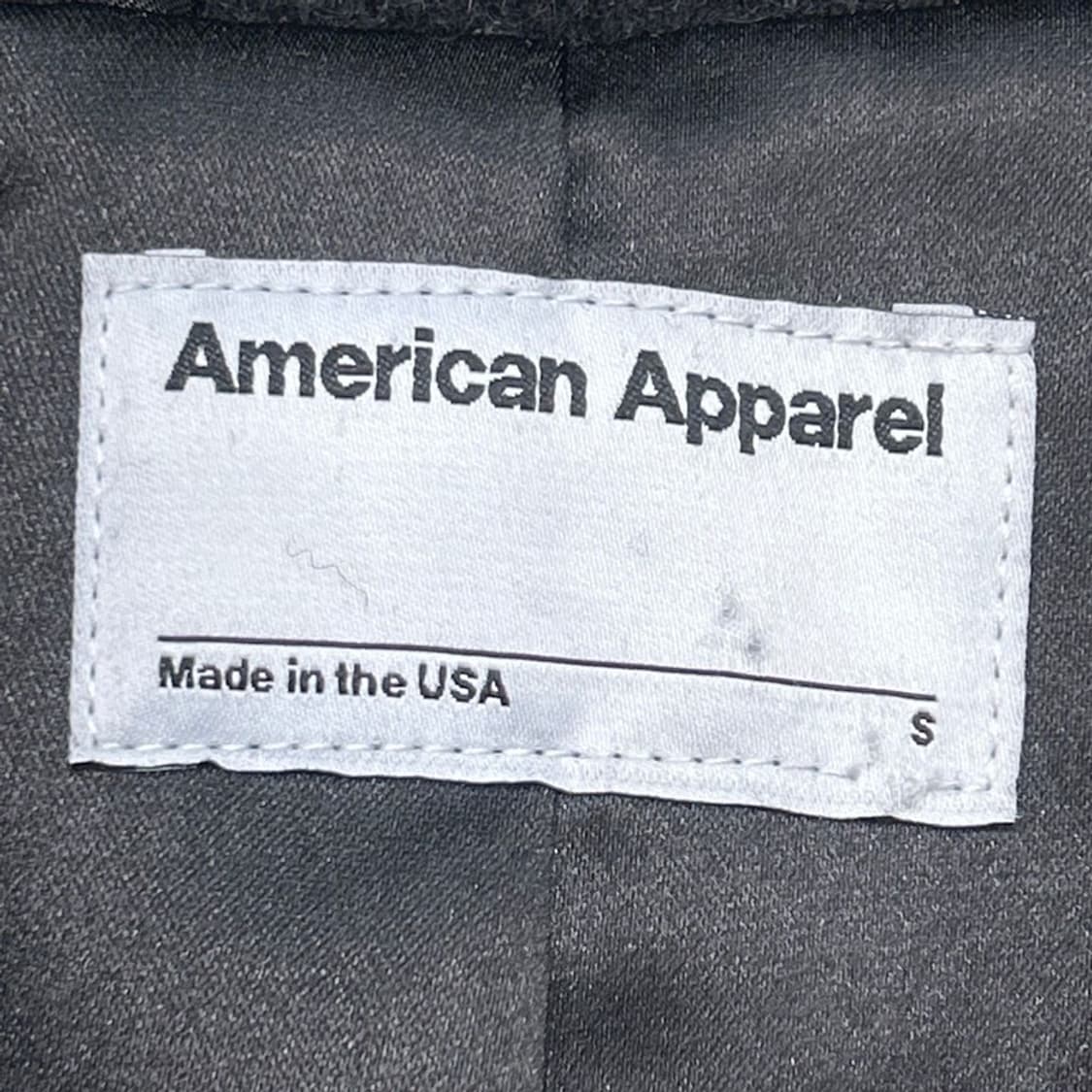 아메리칸어페럴 블랙 울 블렌드 코트 S 상품이미지4