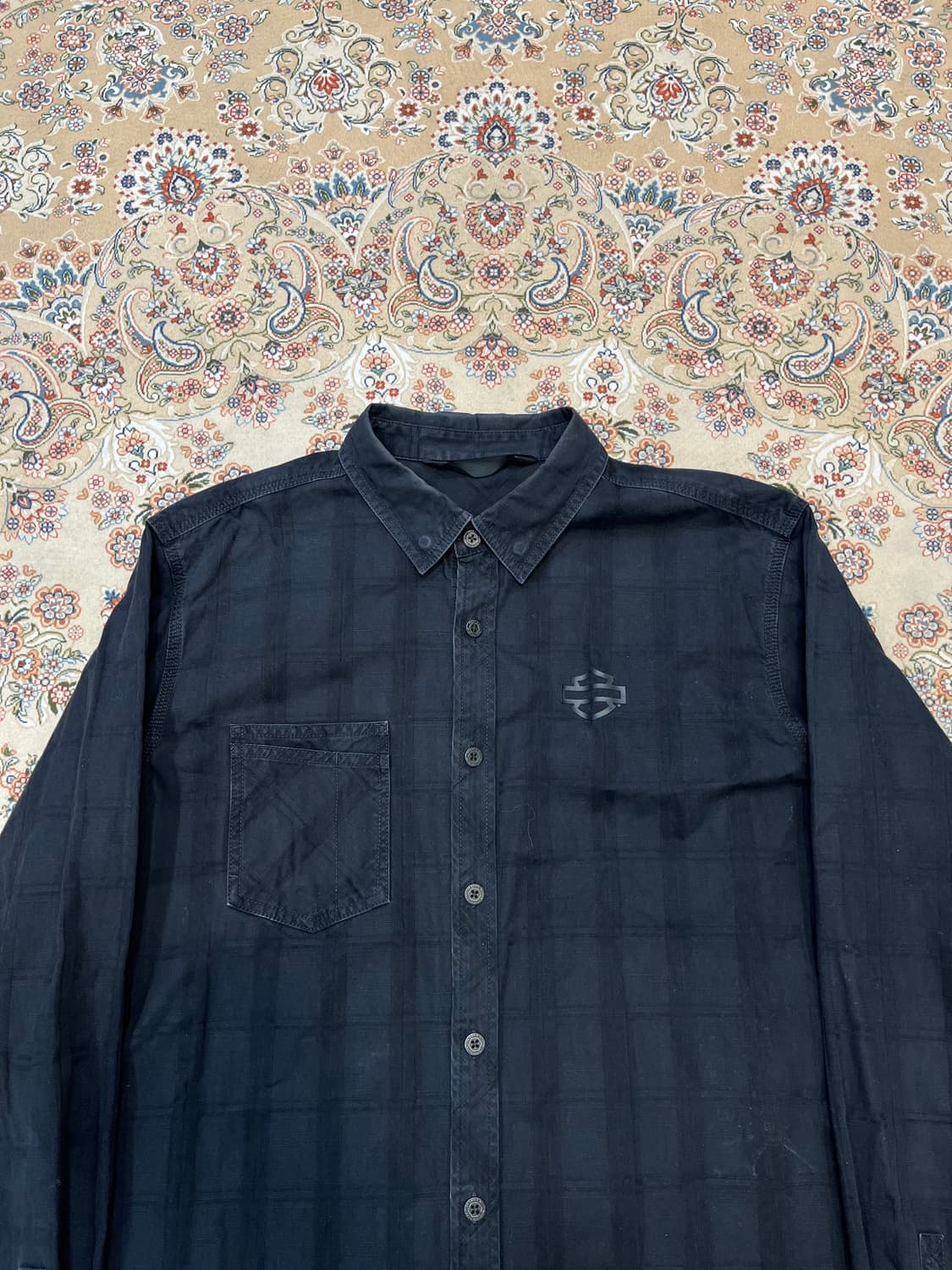 할리데이비슨 로고 프린팅 플란넬 셔츠 상품이미지2