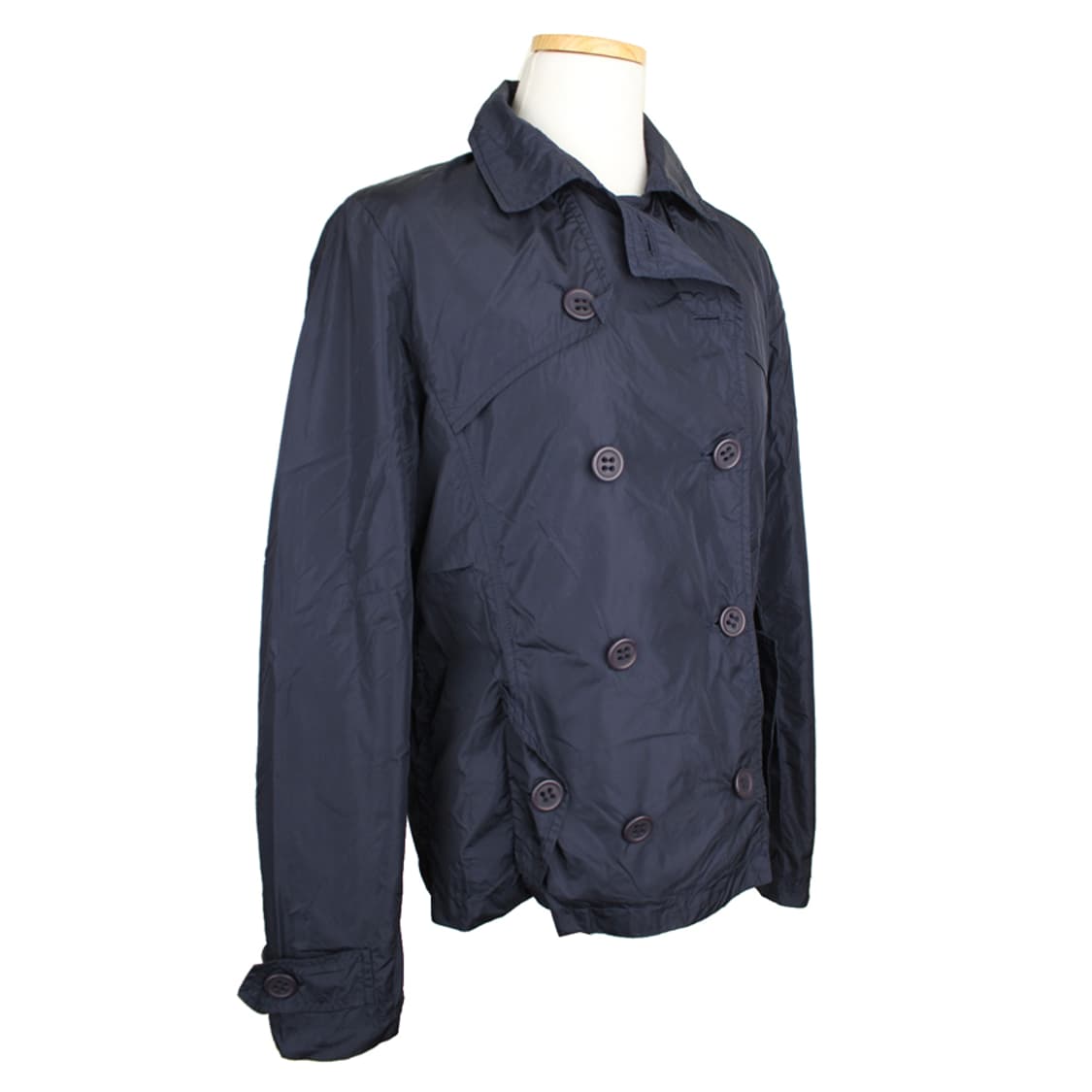 애드 네이비 더블버튼 바람막이 숏자켓(S) 상품이미지3