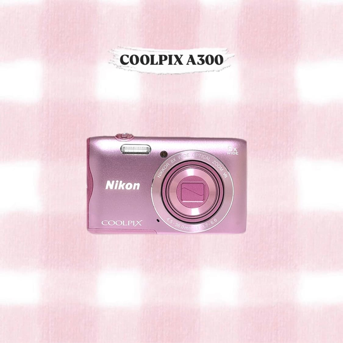 니콘 쿨픽스 A300 (S3700) 핑크 빈티지디카 상품이미지1
