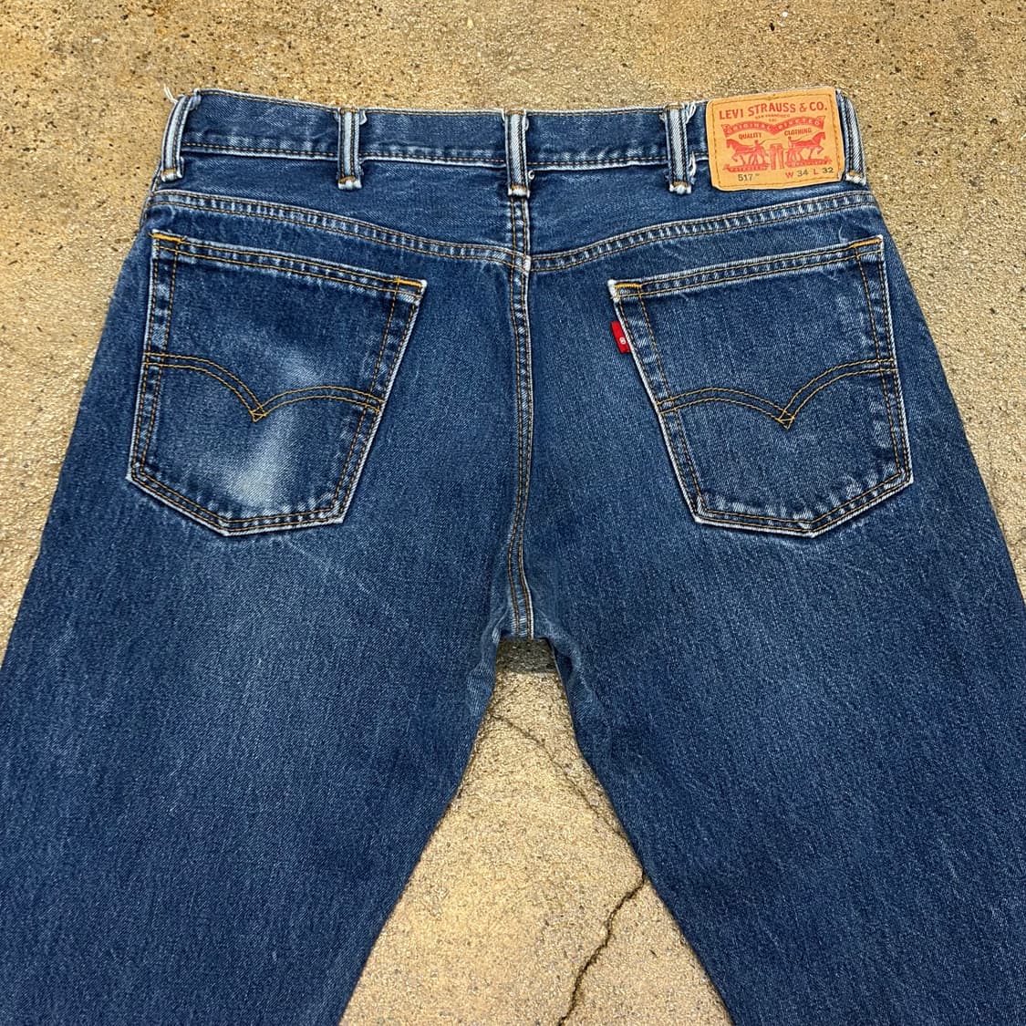 미국 빈티지 리바이스 517 부츠컷 청바지 데님팬츠 상품이미지6