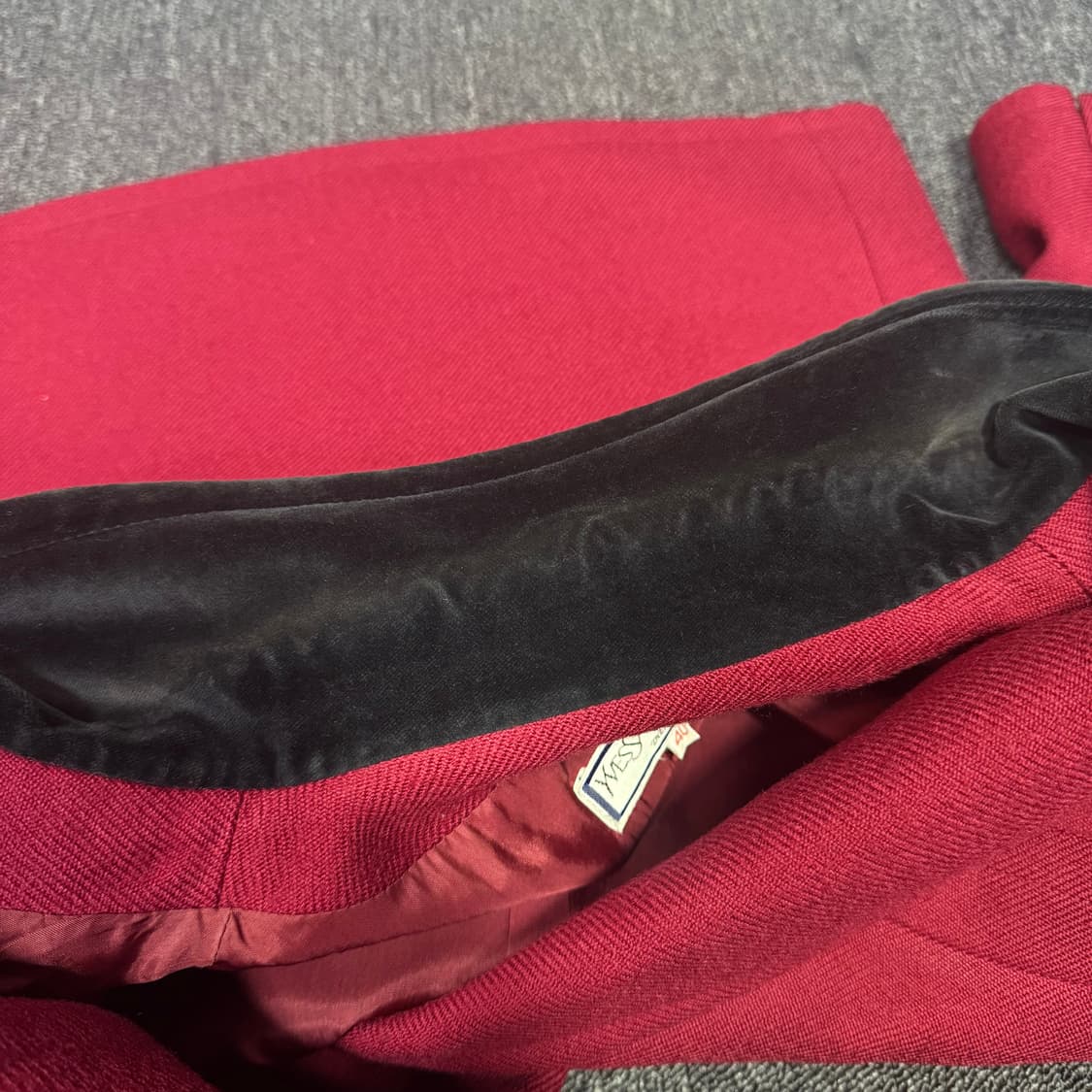 입생로랑 블레이져 다크레드 자켓 상품이미지8