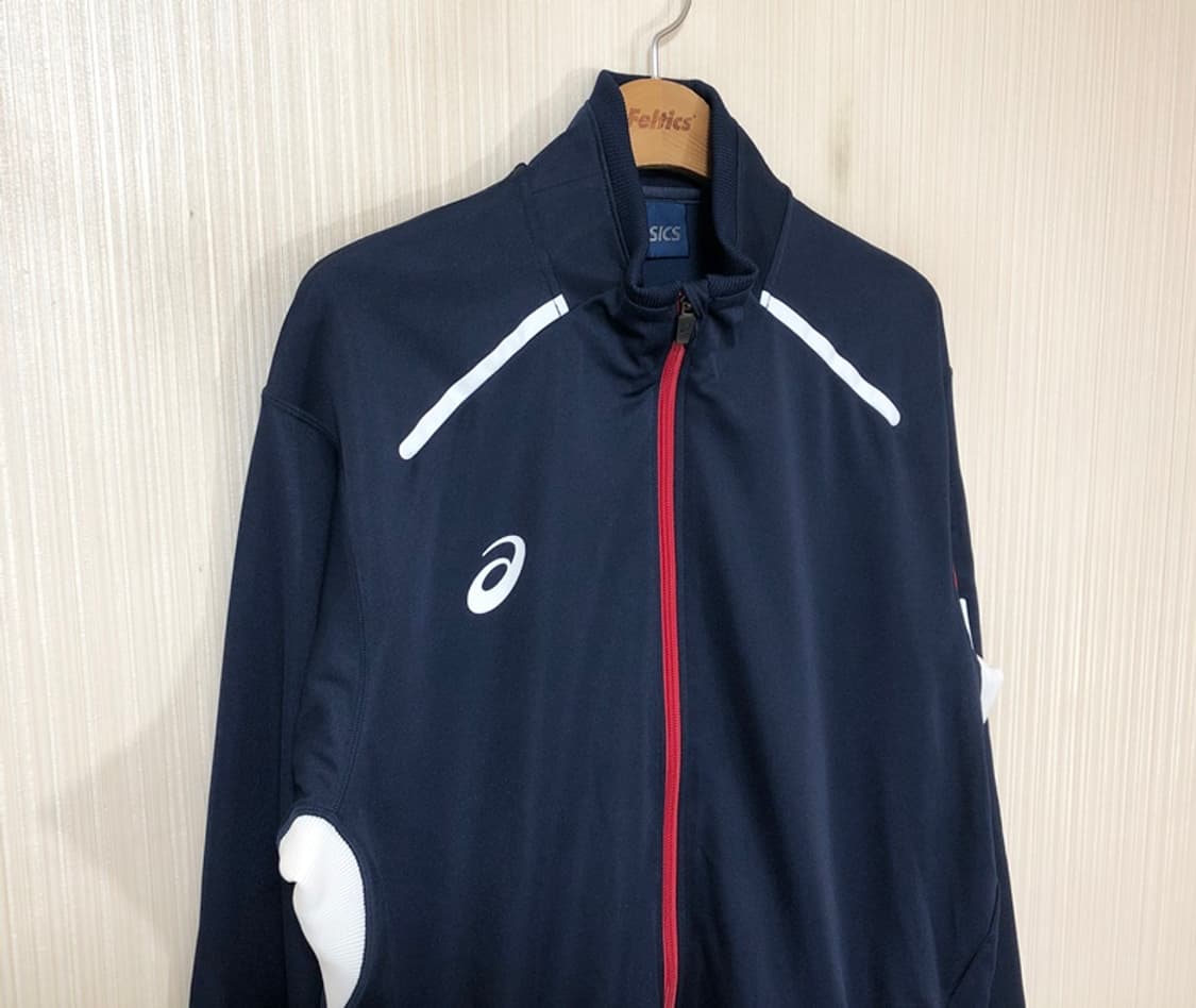 아식스(asics)배구 트레이닝자켓/트랙슈트 2XO(3XL) 상품이미지5