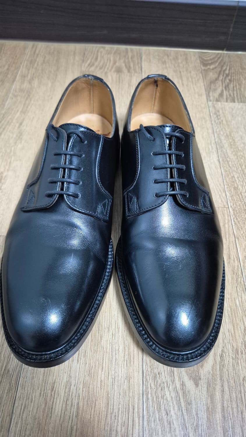 알프레드사전트 블랙 플레인토 더비 UK7 (260mm) 상품이미지1