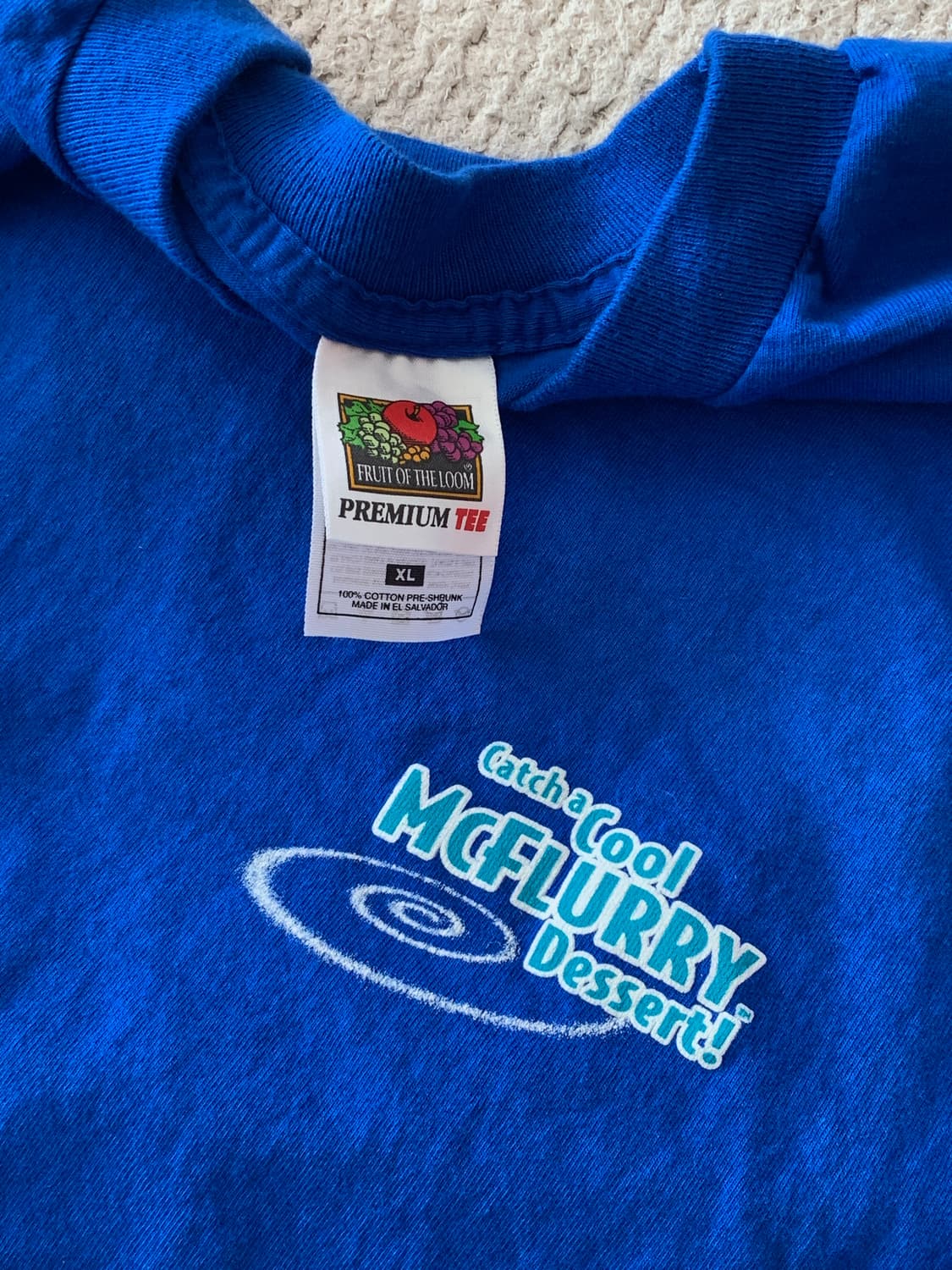 90s 맥도날드 맥플러리 프로모션 티셔츠 상품이미지6