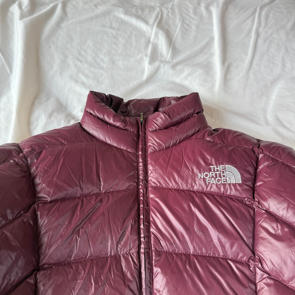 노스페이스 버건디 아콘카구아 경량패딩 (L-XL) 고프코어 상품이미지4