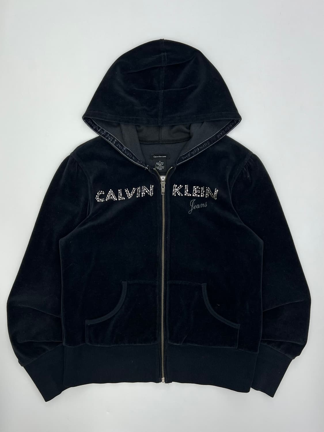 캘빈 클라인 비즈로고 후드집업 상품이미지1