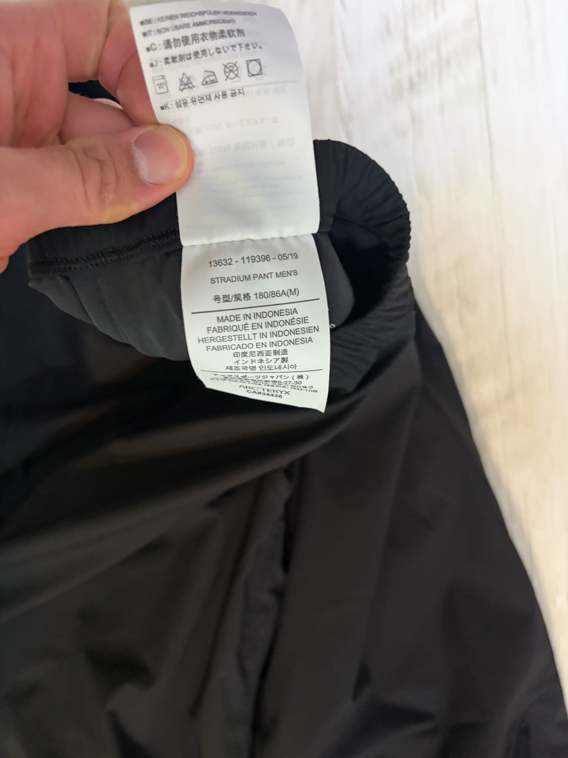 [M] 아크테릭스 스트라디움 팬츠 남성 M 블랙 상품이미지4