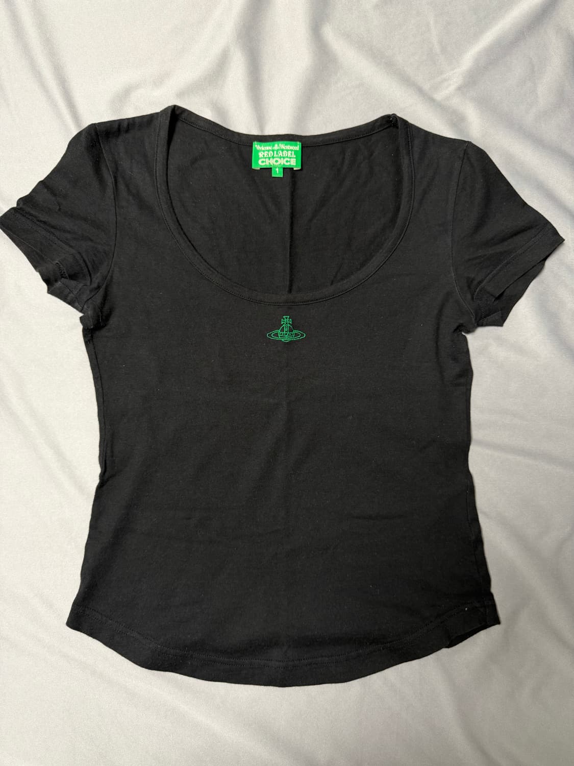 비비안웨스트우드 그린 ORB 티셔츠 상품이미지1