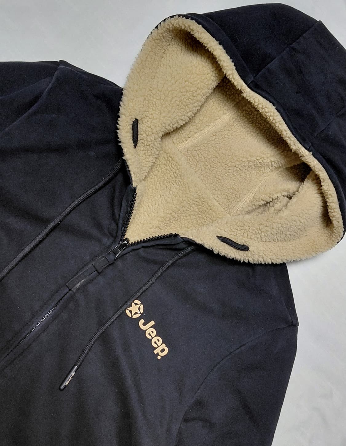 Jeep 양면 후드집업 S(90) 베이지 (무료배송) 상품이미지7