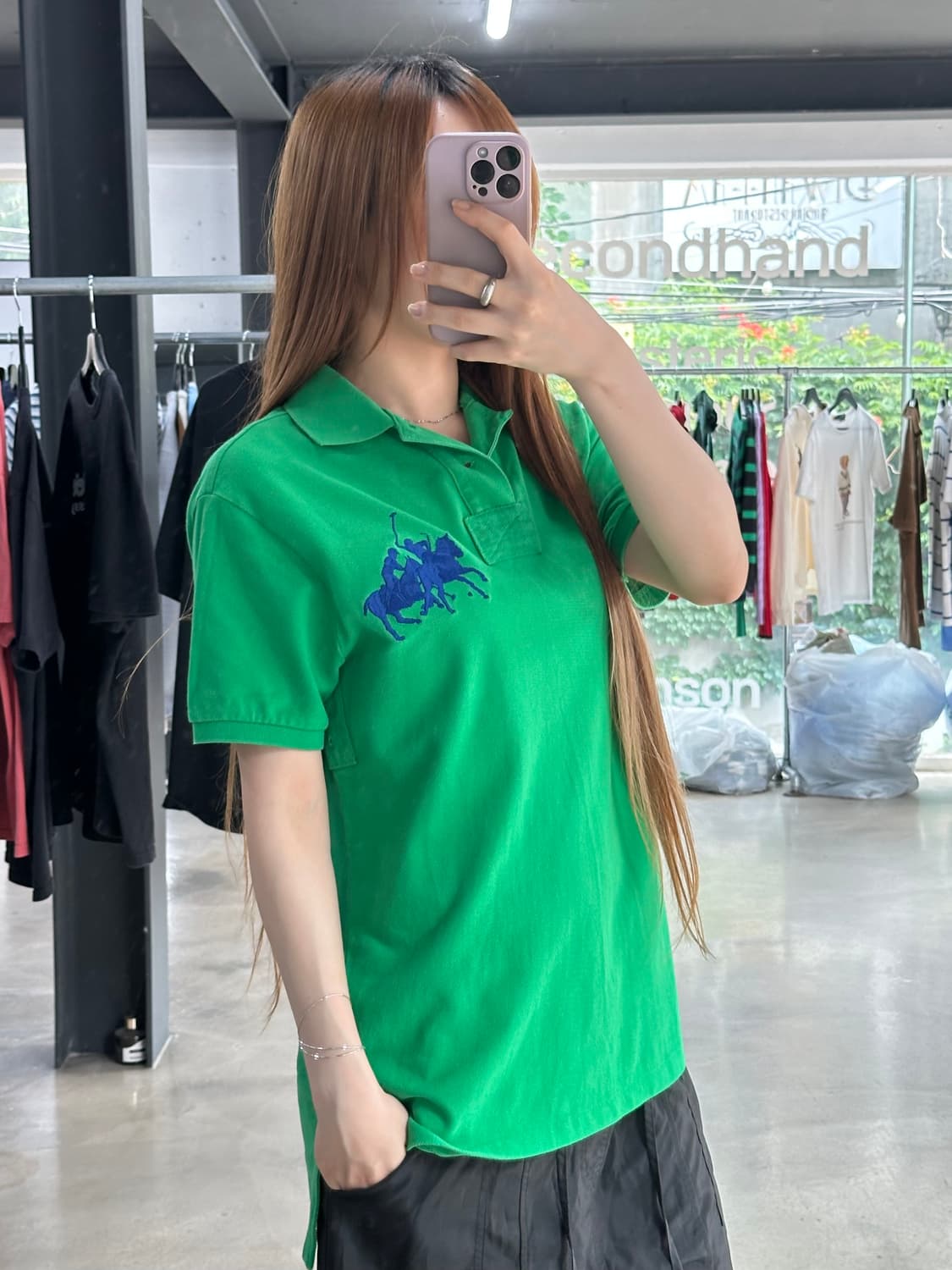폴로랄프로렌 빅포니 넘버링 커스텀핏 Pk반팔티 상품이미지2