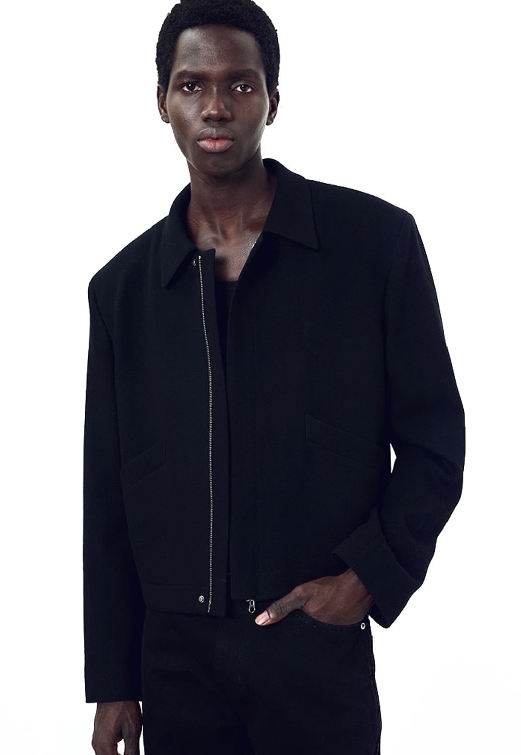 토니웩 버진 울 크롭 블루종 XL 상품이미지1