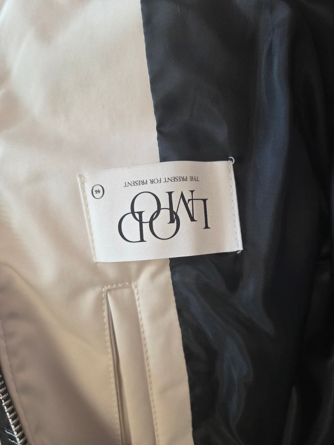 엘무드 볼링 보머 자켓 블랙 상품이미지5