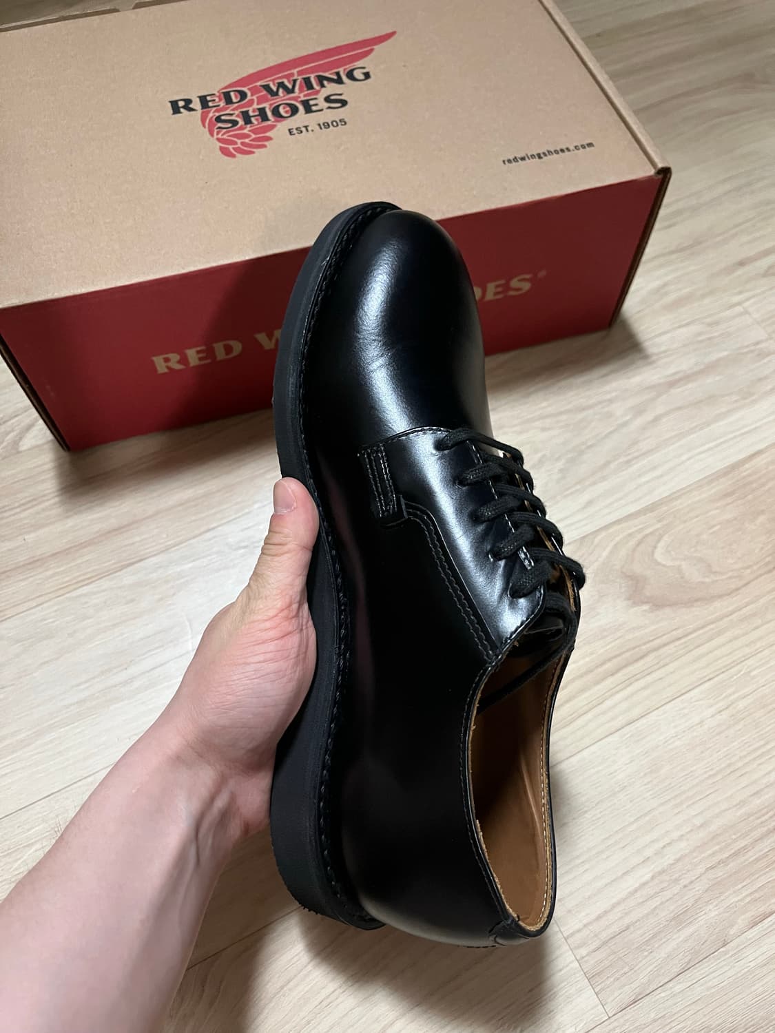 레드윙 포스트맨 101 블랙 차파랄 8.5D(265mm) 상품이미지5