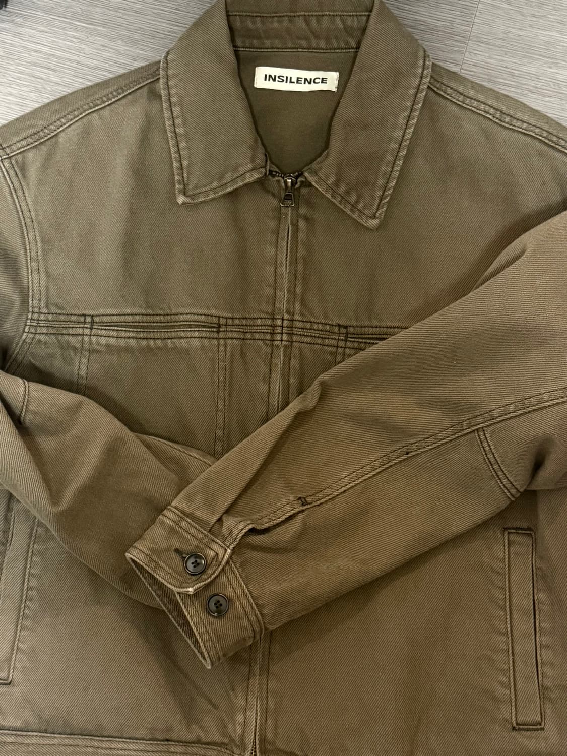 인사일런스 데님 자켓 상품이미지4