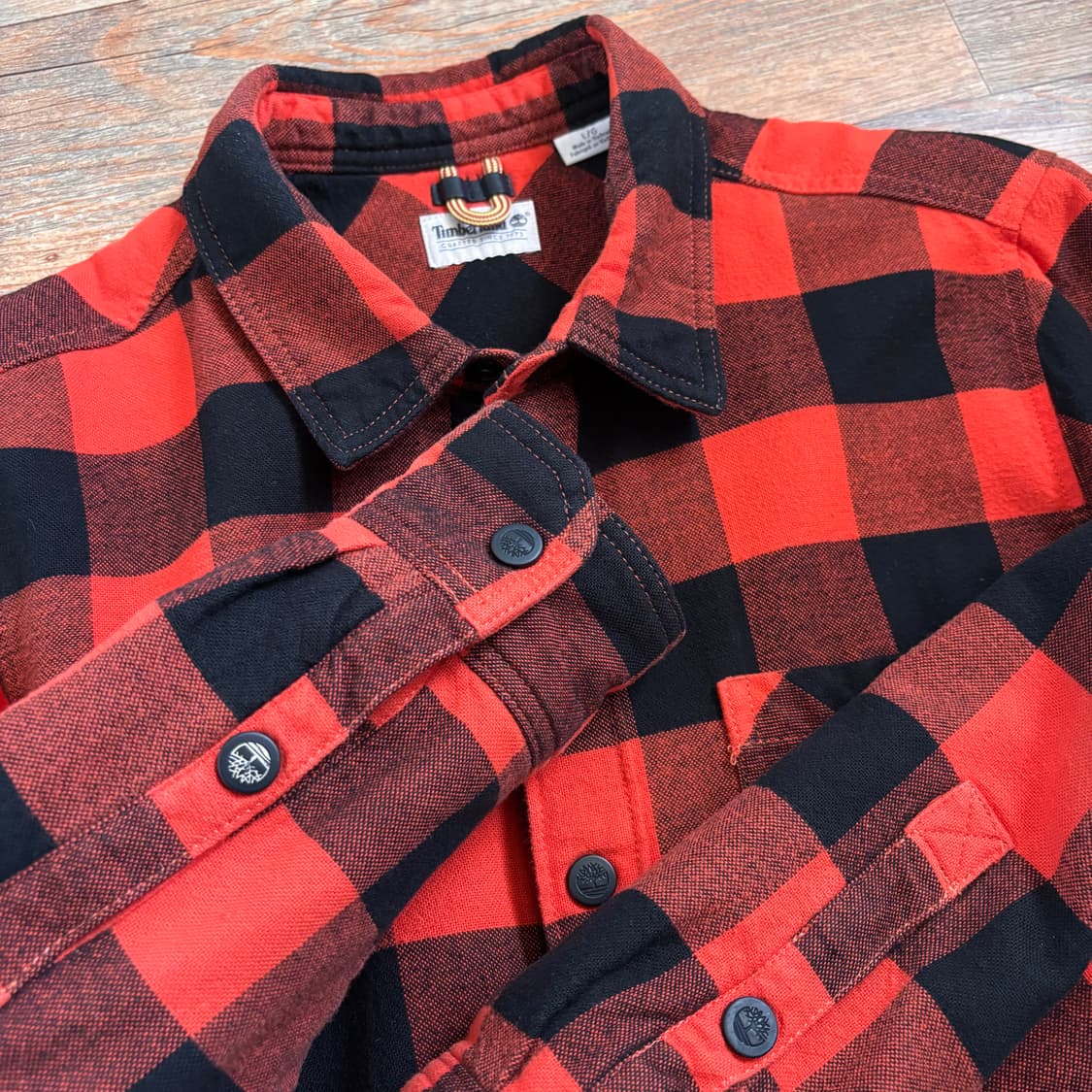 L 100 팀버랜드 플리스 FW 자켓형 셔츠 플란넬 스트릿 상품이미지9