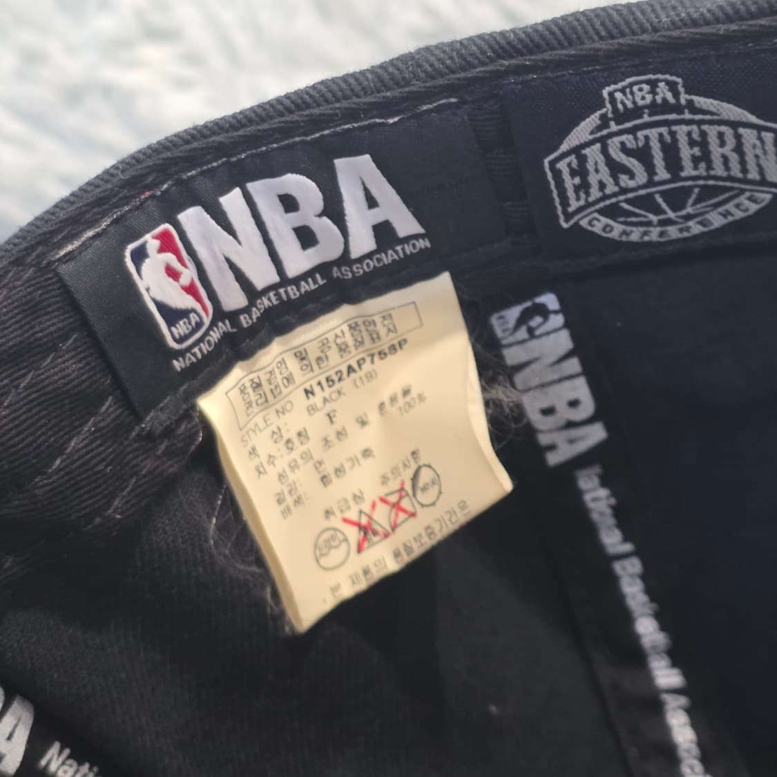 p5-4:NBA 마이애미 히트 블랙 스냅백56~60cm 상품이미지7