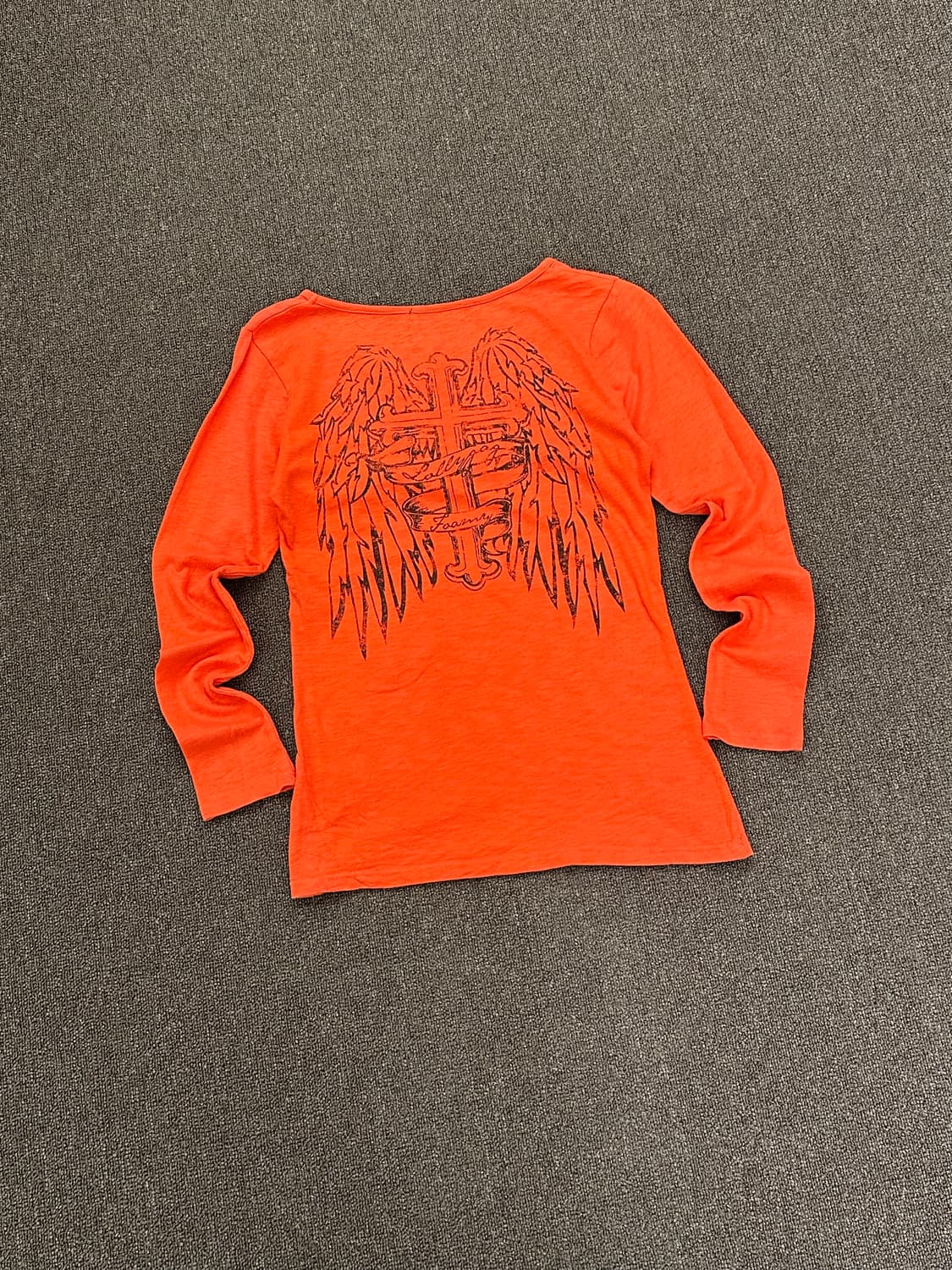 L)Japanese vintage y2k 스컬 프린팅 롱슬리브 상품이미지5