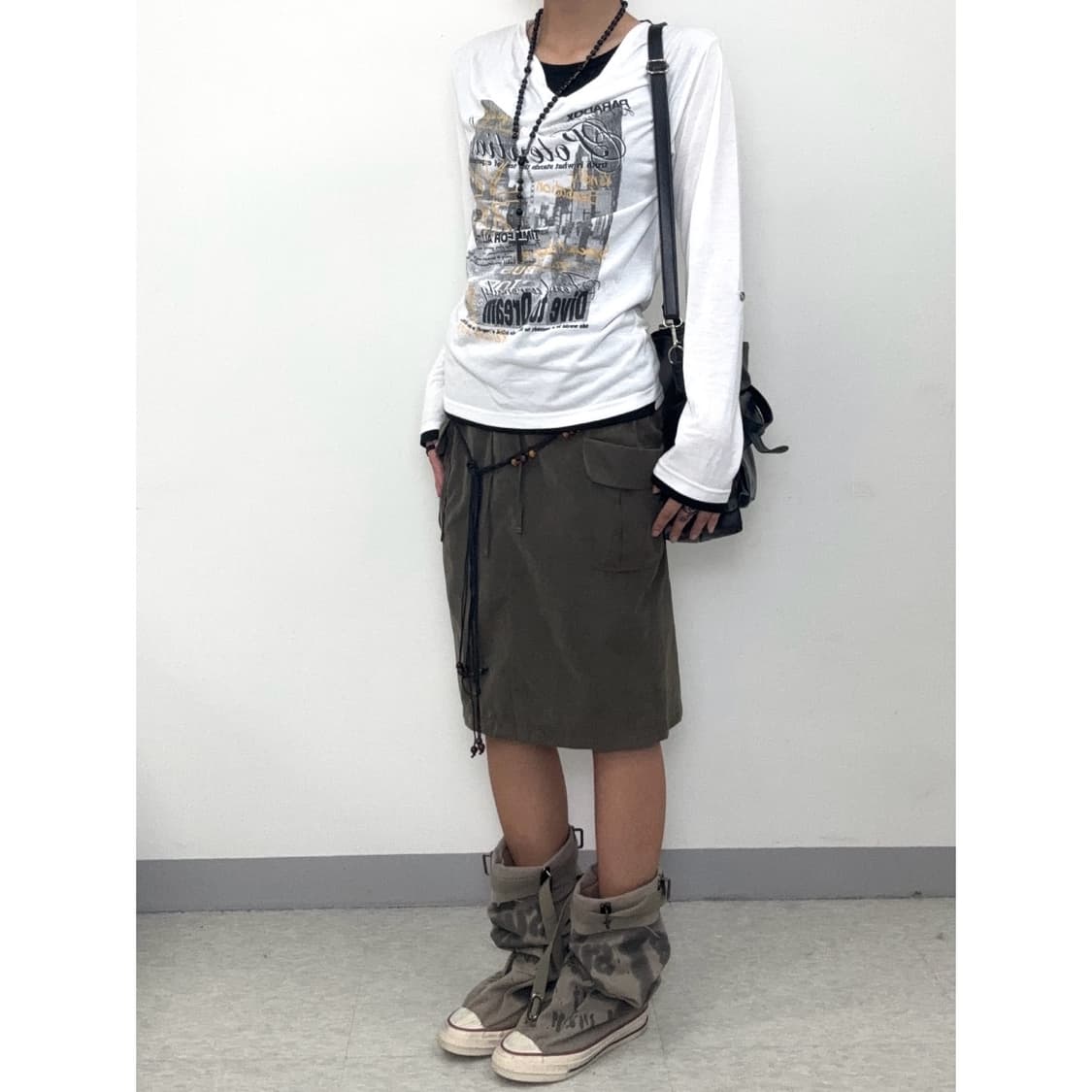 빈티지 락시크 레이어드 롱슬리브 상품이미지2