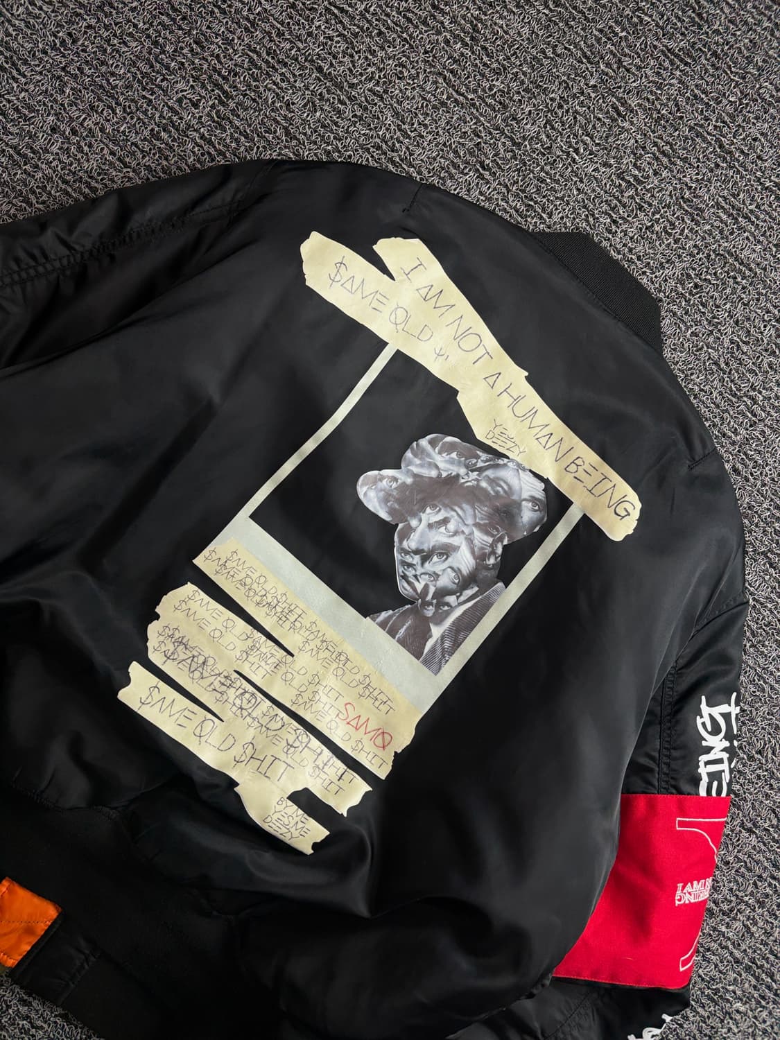 아임낫어휴먼빙 MA-1 멀티 디테일 항공 점퍼 4180 상품이미지6