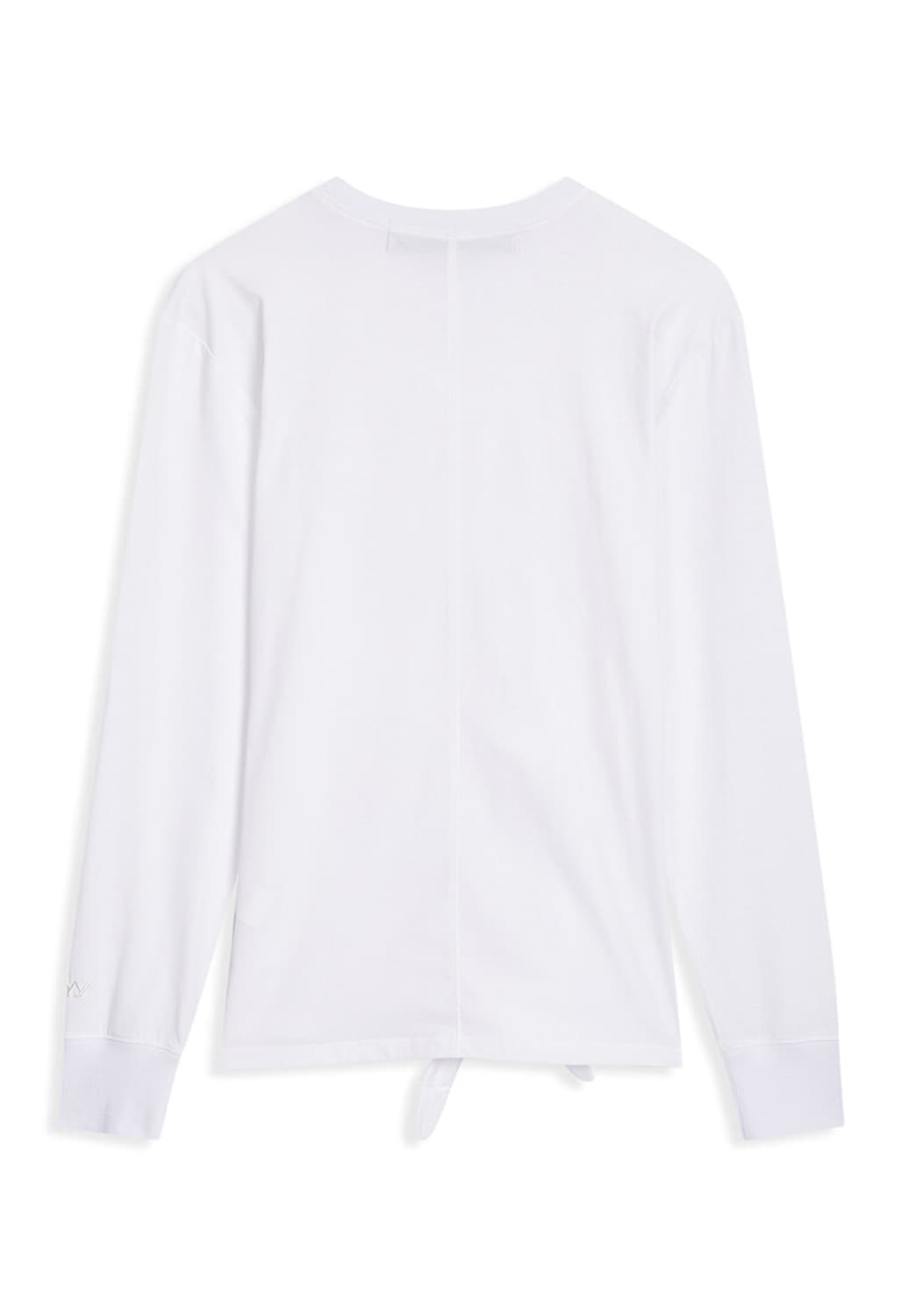 Openyy TRIPLE KNOT CREW NECK TOP, WHITE 상품이미지2
