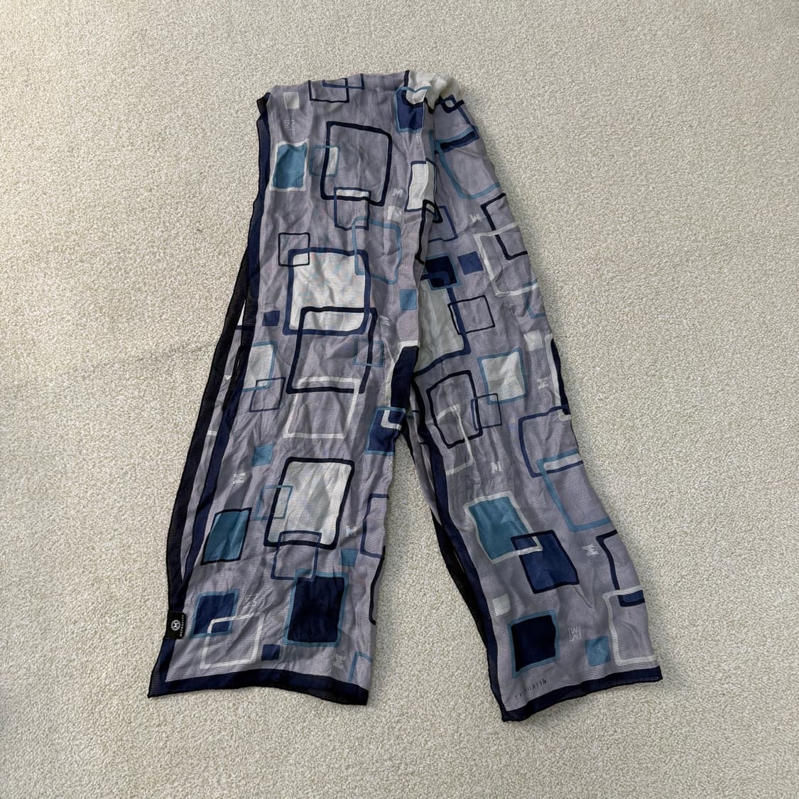 F 메트로시티 실크 스카프 0204T2 상품이미지1